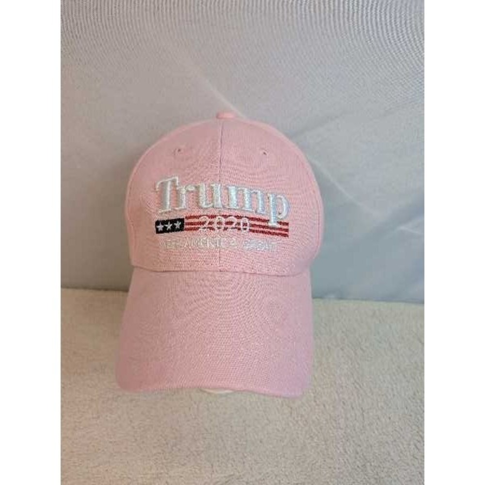 Trump 2020 Keep America Great Pink Baseball Cap Hat USA Embroidered